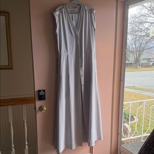 Athleta Light Gray Maxi Dress